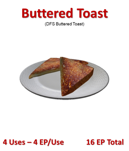 DFS Buttered Toast - actual item - promo price