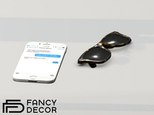 Fancy Decor: Phone + Glasses Clutter (add me)