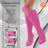 [EPIC] Cyberpunk Boots Basic PinkPack (ADD ME)