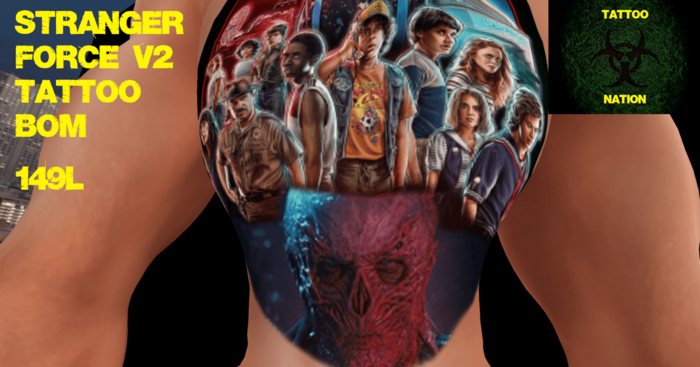 Stranger force v2 tattoo BoM