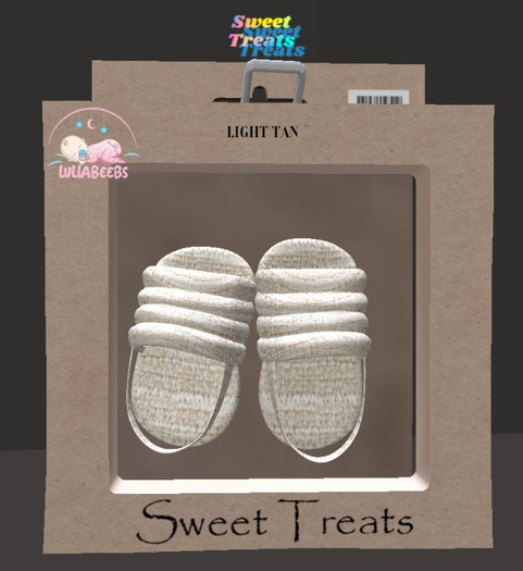 Sweet Treats - Tiff Sandals-light tan-box