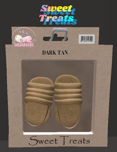 Sweet Treats - Tiff Sandals-dark tan-box