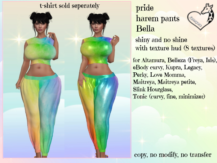 pride harem pants Bella