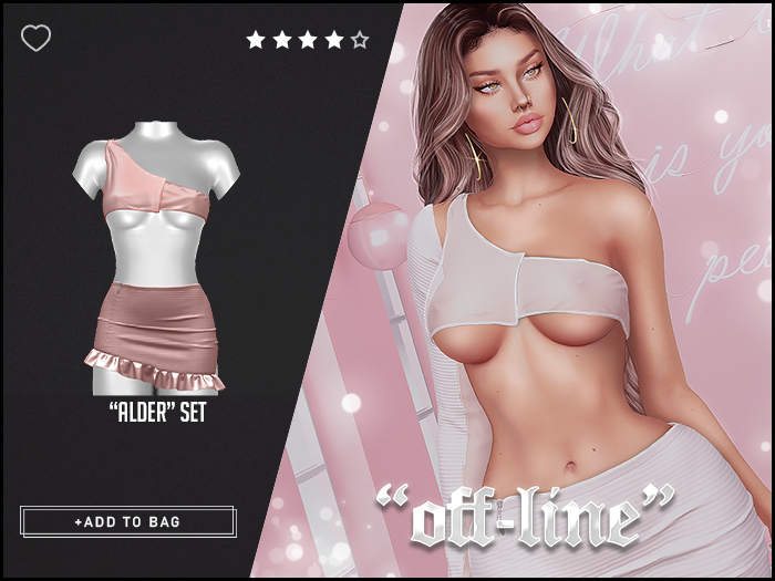 "Off-Line" x "Alder" Set / Marzipan