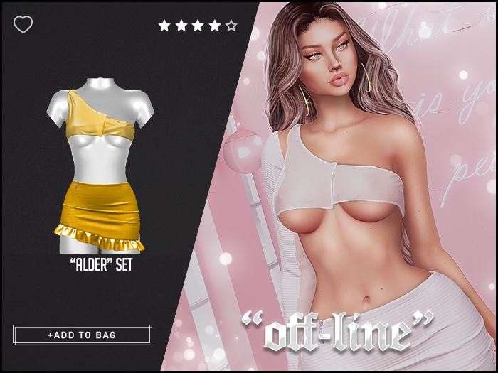 "Off-Line" x "Alder" Set / Lemon