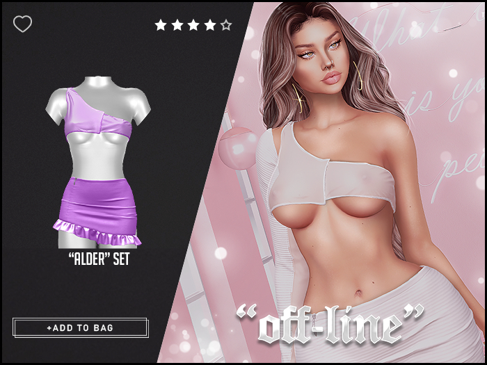 "Off-Line" x "Alder" Set / Lavender