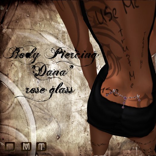 Body Piercing Dana rose glass
