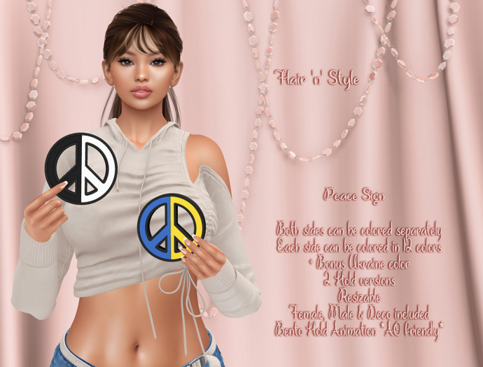 {Flair 'n' Style} Peace Sign