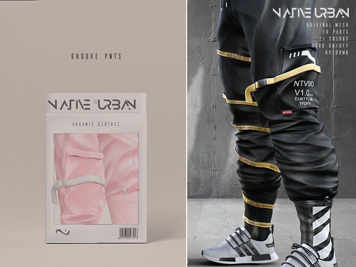 Native - Groove Pants Cammo Pink
