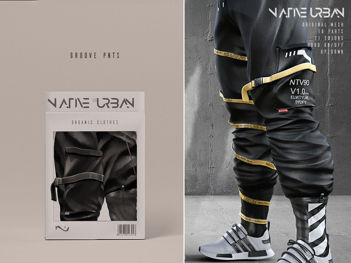 Native - Groove Pants Black