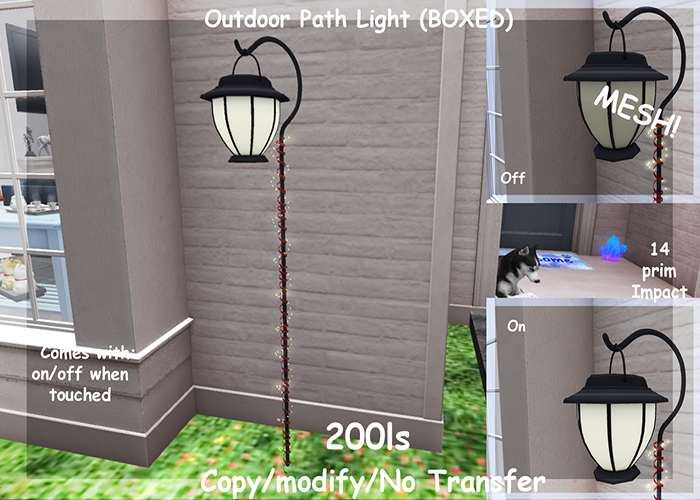 Outdoor Path Light (BOXED)