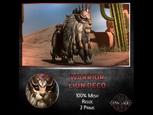 [Pagan] warrior lion statue