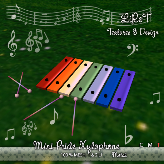 ::LiReT :: Pride Mini Xylophone Métal *75% de réduction*