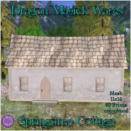 Dragon Magick Wares Springtime Cottage Original Mesh