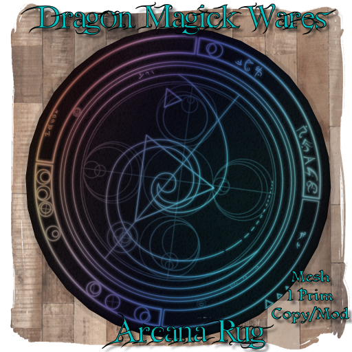 Dragon Magick Wares Arcana Rug - Mesh