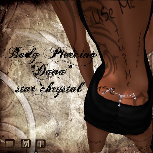 Body Piercing Dana star chrystal