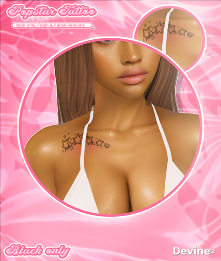 Devinez: " Popstar Tattoo [Collar] " BOM [Packed]
