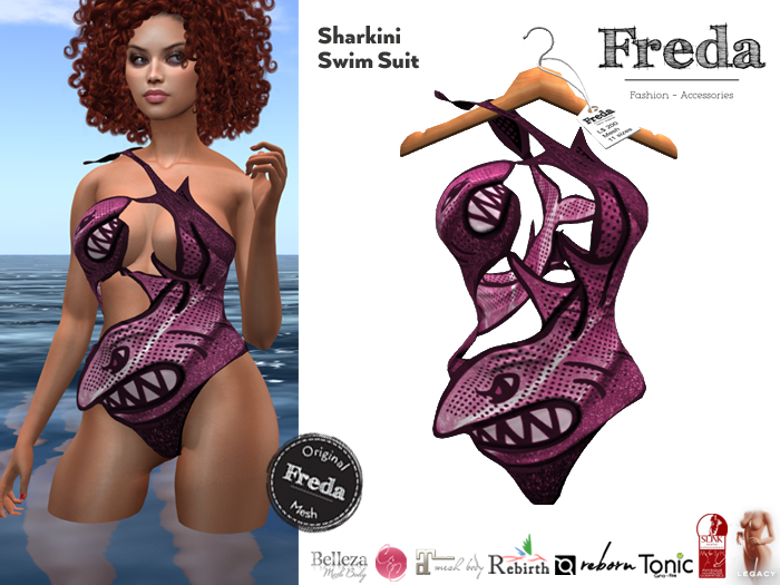 Clearance sharkini swimsuit Discount