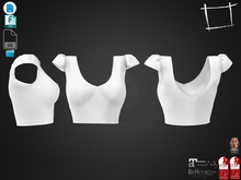 Dae Obj FBX For Female Cap Shoulder Top Maitreya, Slink (Physique,Hourglass), Belleza (Isis,Freya), Legacy