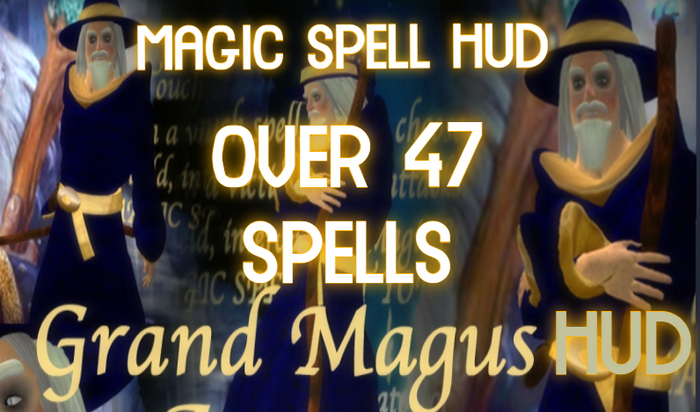 Grand Wizard Magic HUD - Magic HUD, Spell HUD