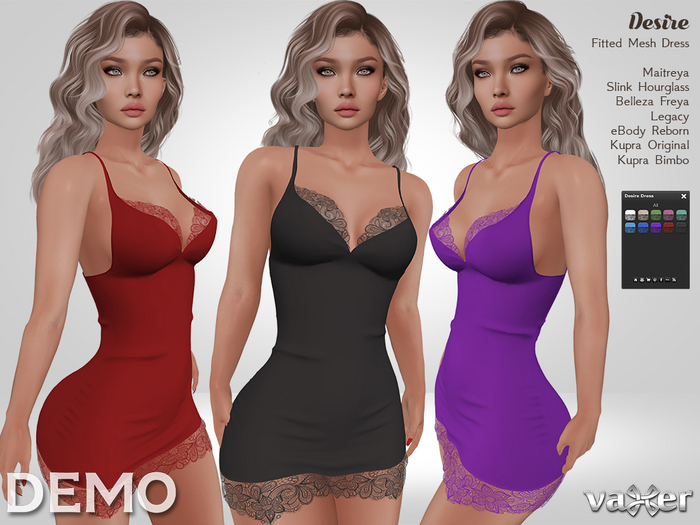 Vaxer :: Desire Dress Demo