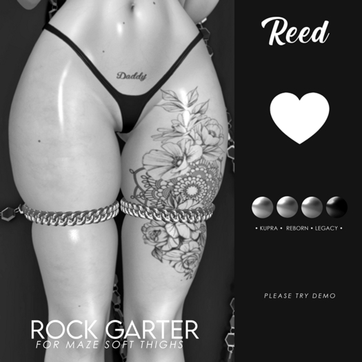 [DEMO] REED - ROCK GARTER (wear me)
