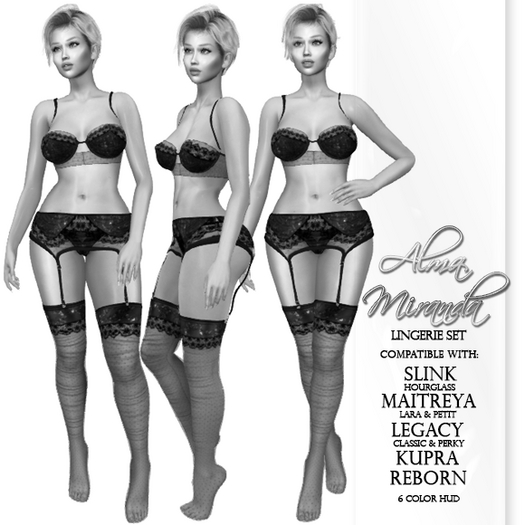 DEMO .: AlmaMiranda :. Silk Lingerie Set