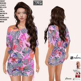 BEACH DRESS,CL&MESH BODY