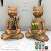 *Sweet little Things* Yoga Cat Adenium & Cactus 