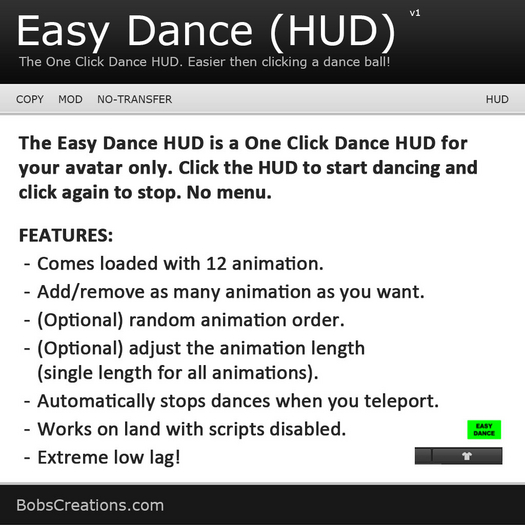 Easy Dance (HUD) 