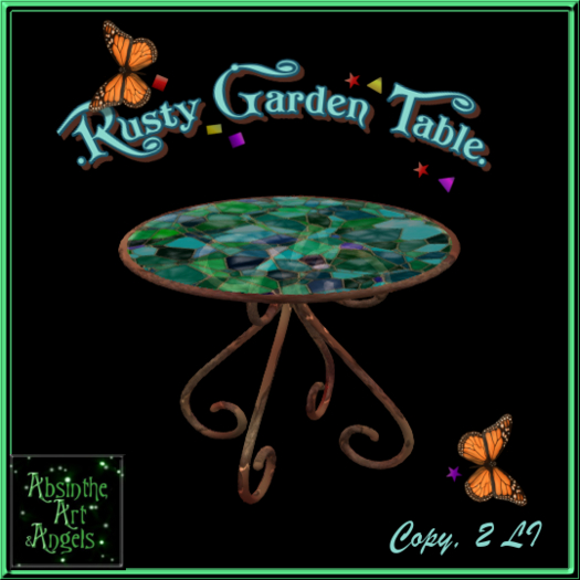 Rusty Garden Table