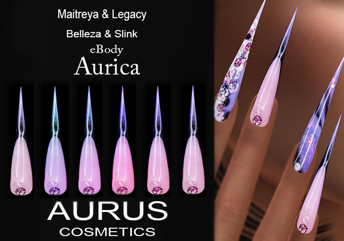 A U R U S - Aurica Stiletto Bento Nails
