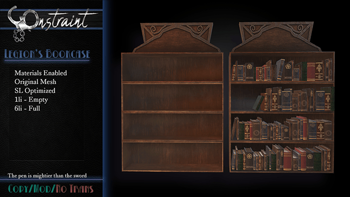 [CON] Legion's Bookcase Box