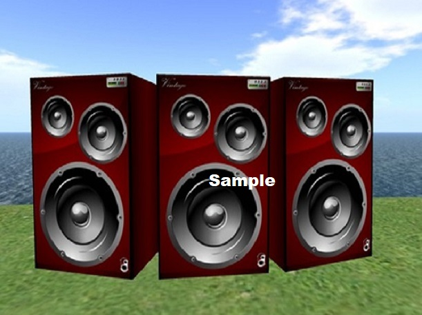 Vintage Speaker Red X 3 CMT