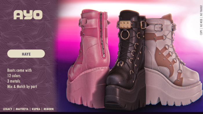 [AYO] Haye Boots // Mix & Match
