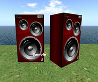 Vintage Speaker Red CM
