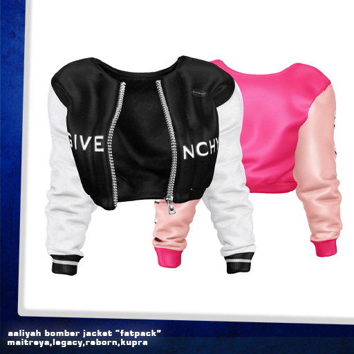 VICE. aaliyah bomber jacket "fatpack"