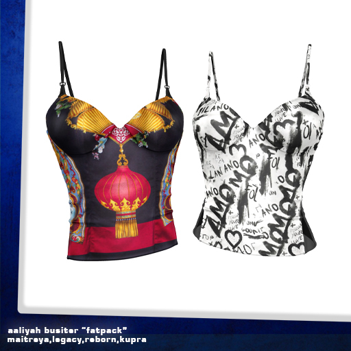 VICE. aaliyah bustier top "fatpack"
