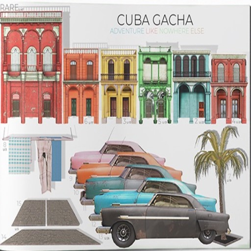 MINIMAL - Cuba Car -11- Old Blue