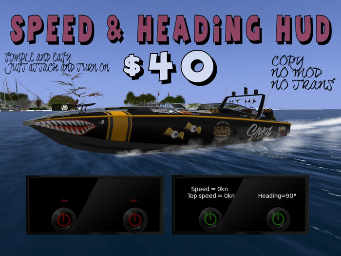 Speed & Heading HUD - Crated