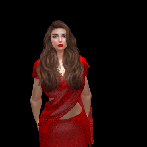 INDIAN MESH SAREE RED 