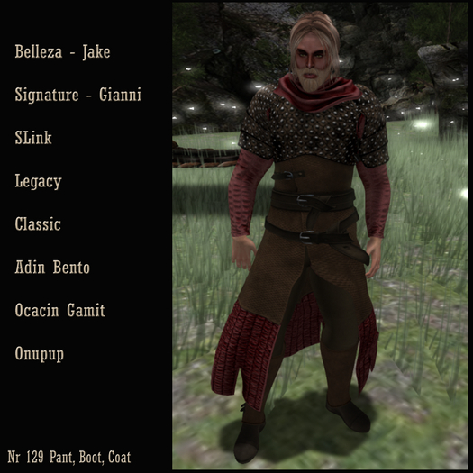 !!! Revna !!! 129 B N RED Male With Armour