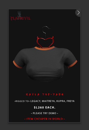 P.D - Kayla Top - TANG {ADD ME}