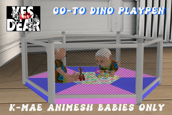Yes Dear Kids Dino Playpen