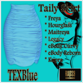 [R39] Taily Skirt-TEXBlue