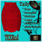 [R39] Taily Skirt-TEXRed