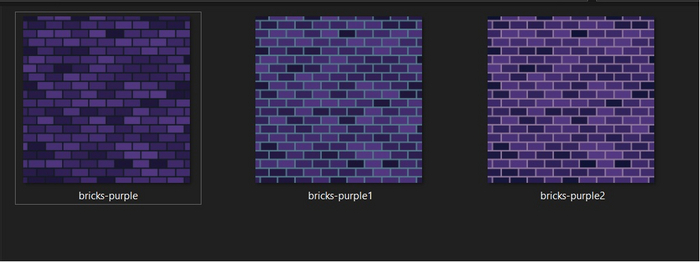bricks purple