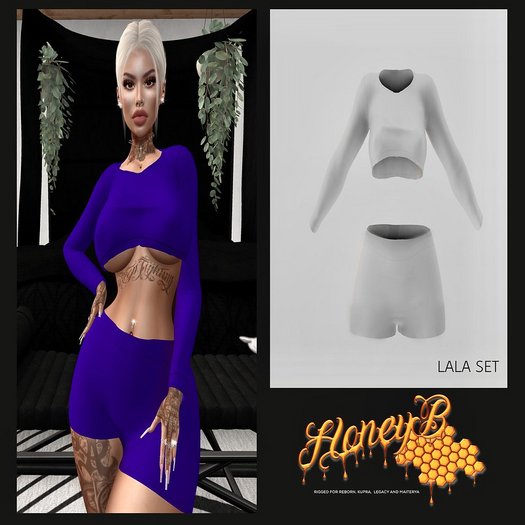 HB UNPACKER LALA  WHITE SET