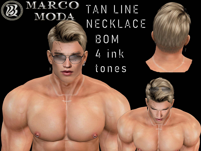 MM TAN LINE NECKLACE BOM for KARIO