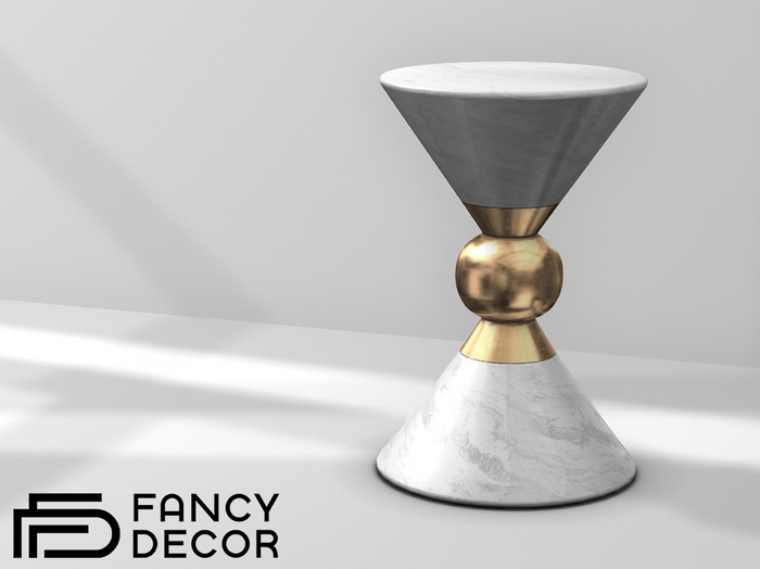 Fancy Decor: Ramses Side Table (white)